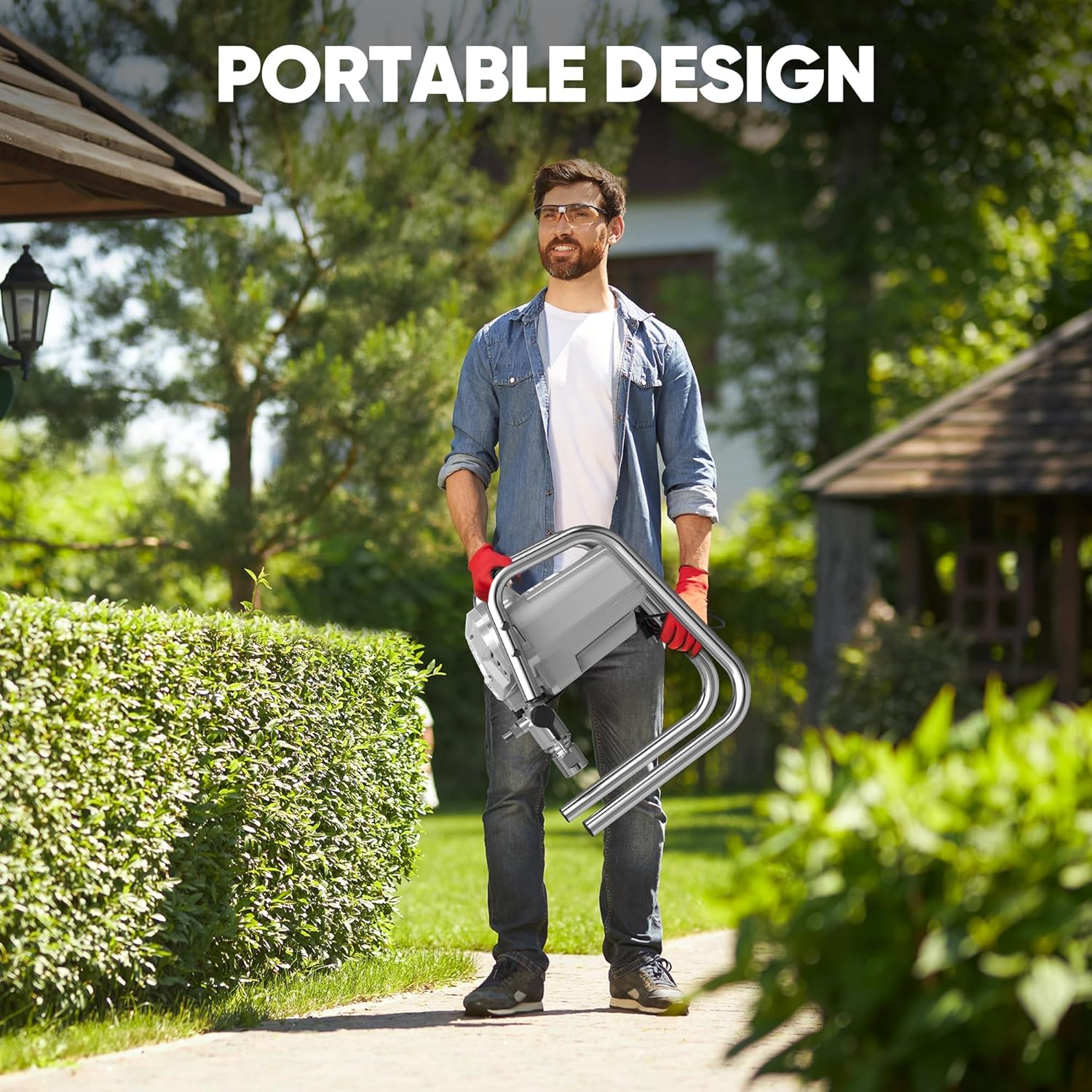 POXURIO Airless Sprayer portable design