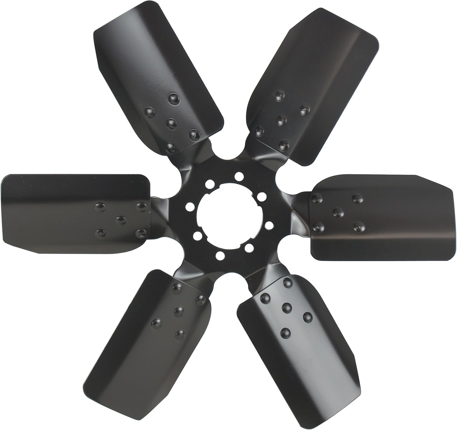 Derale 17118 Heavy Duty Fan Blade Series 1000 18" Steel Clutch Fan Standard Rotation,Black