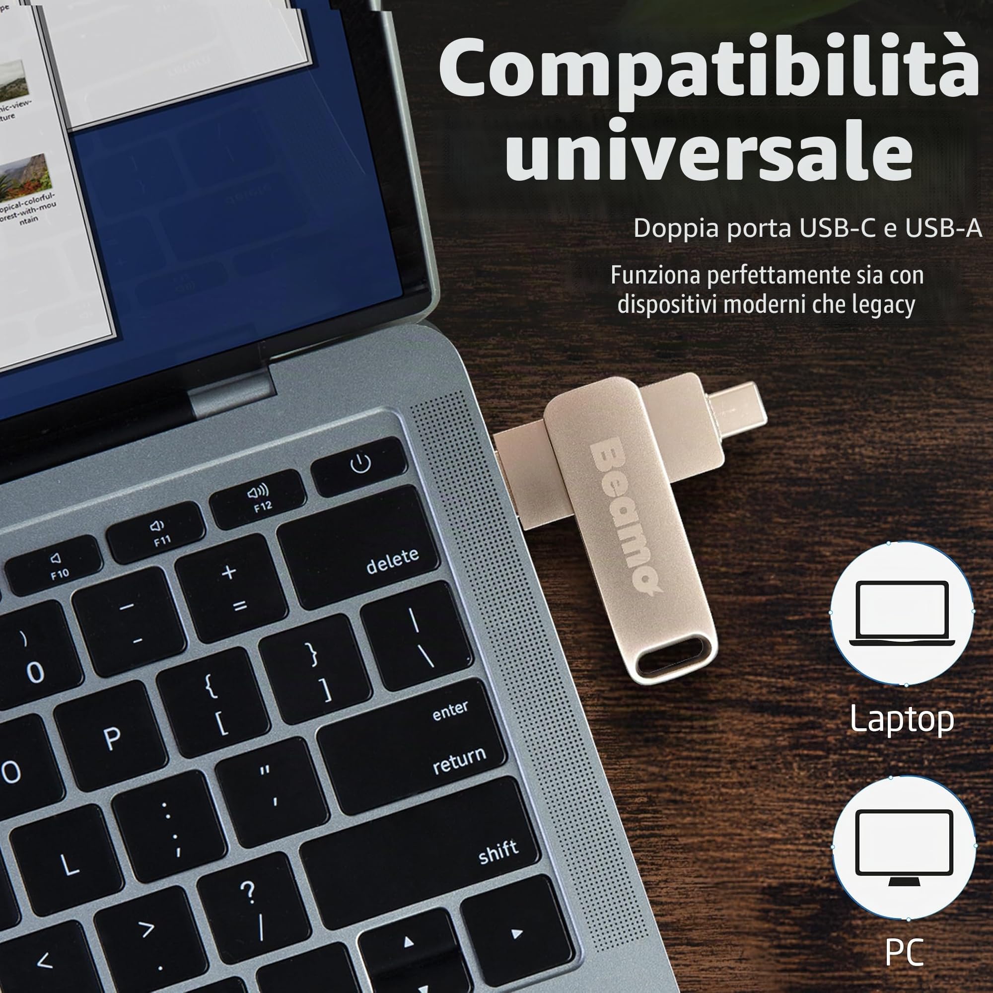 Beamo Unità flash USB avviabile con Windows 11, 16 GB, unità di installazione e riparazione per Windows 11, compatibile con UEFI e Legacy Boot, nessun requisito TPM o avvio sicuro, compatibilità USB-A