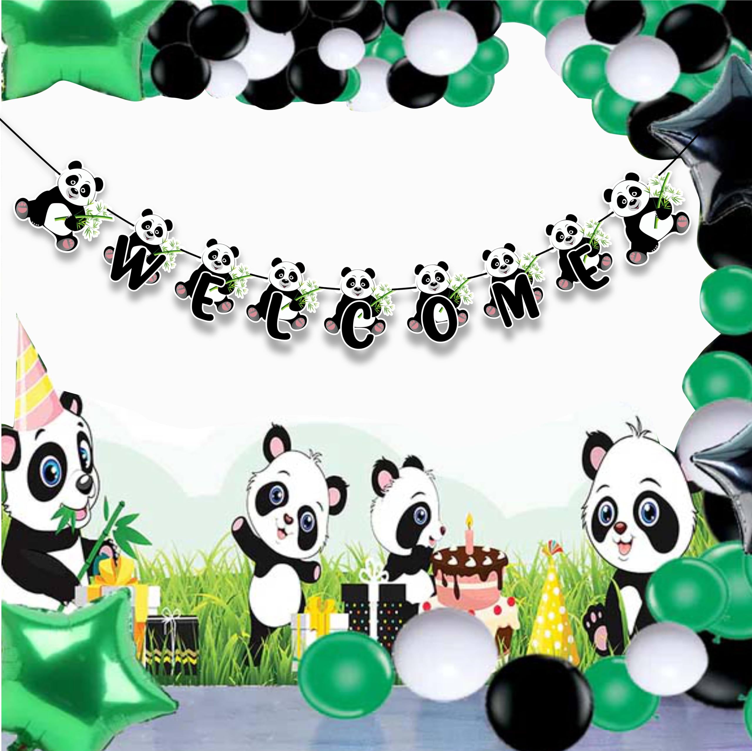 Seyal® Panda Welcome Banner