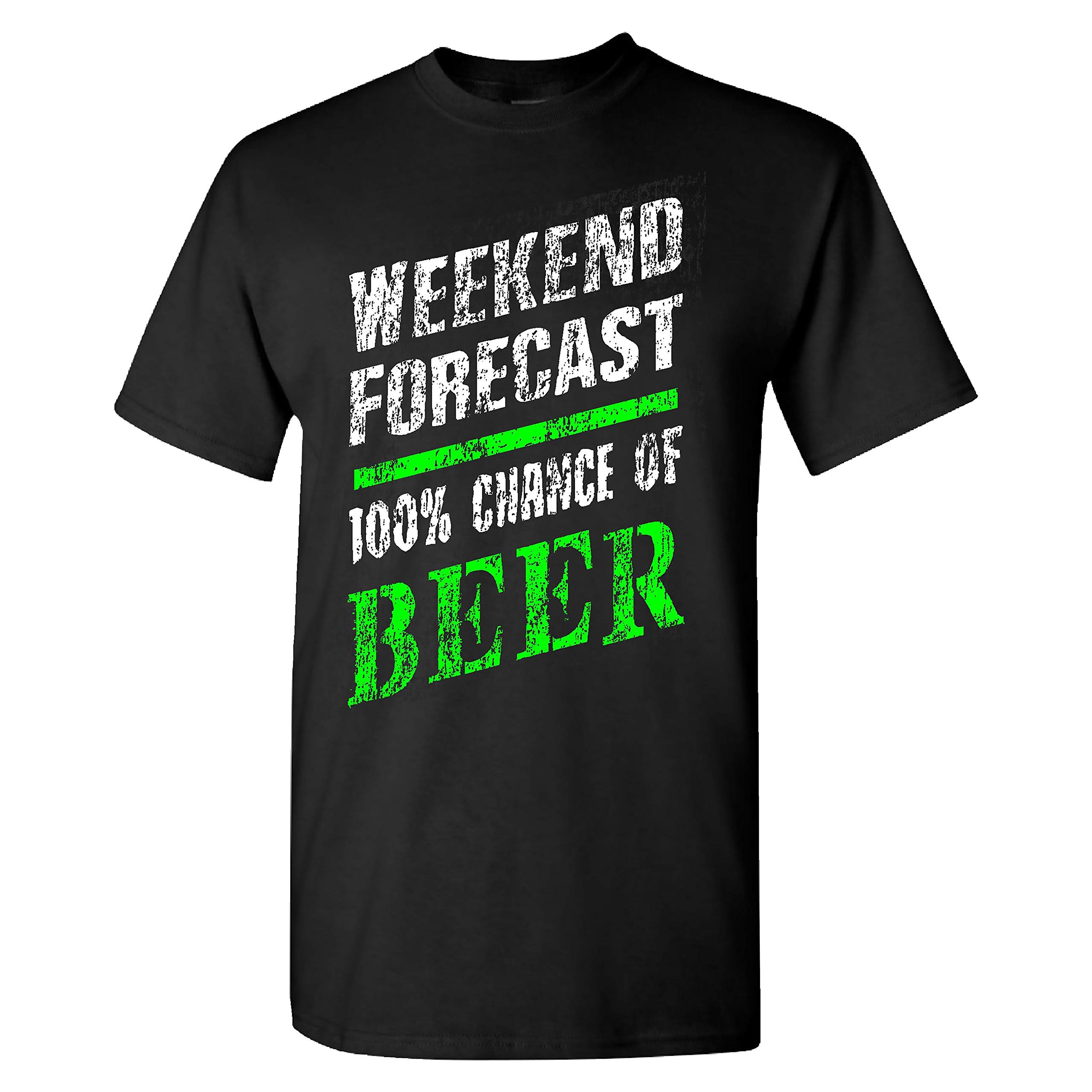 Extreme Muddin Weekend Forecast on a Black T Shirt