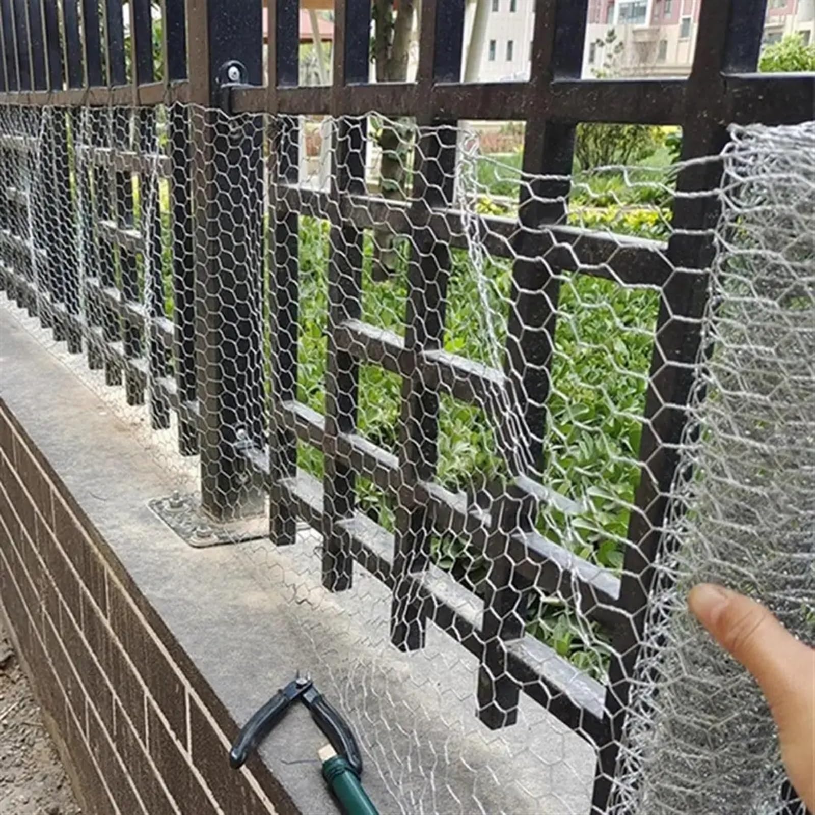 Sześciokątny drut z kurczaka 10 m – ocynkowana siatka ogrodzeniowa do ochrony wiewiórek, trwała siatka bezpieczeństwa do użytku w drobiu, hodowli zwierząt gospodarskich i ogrodowych
