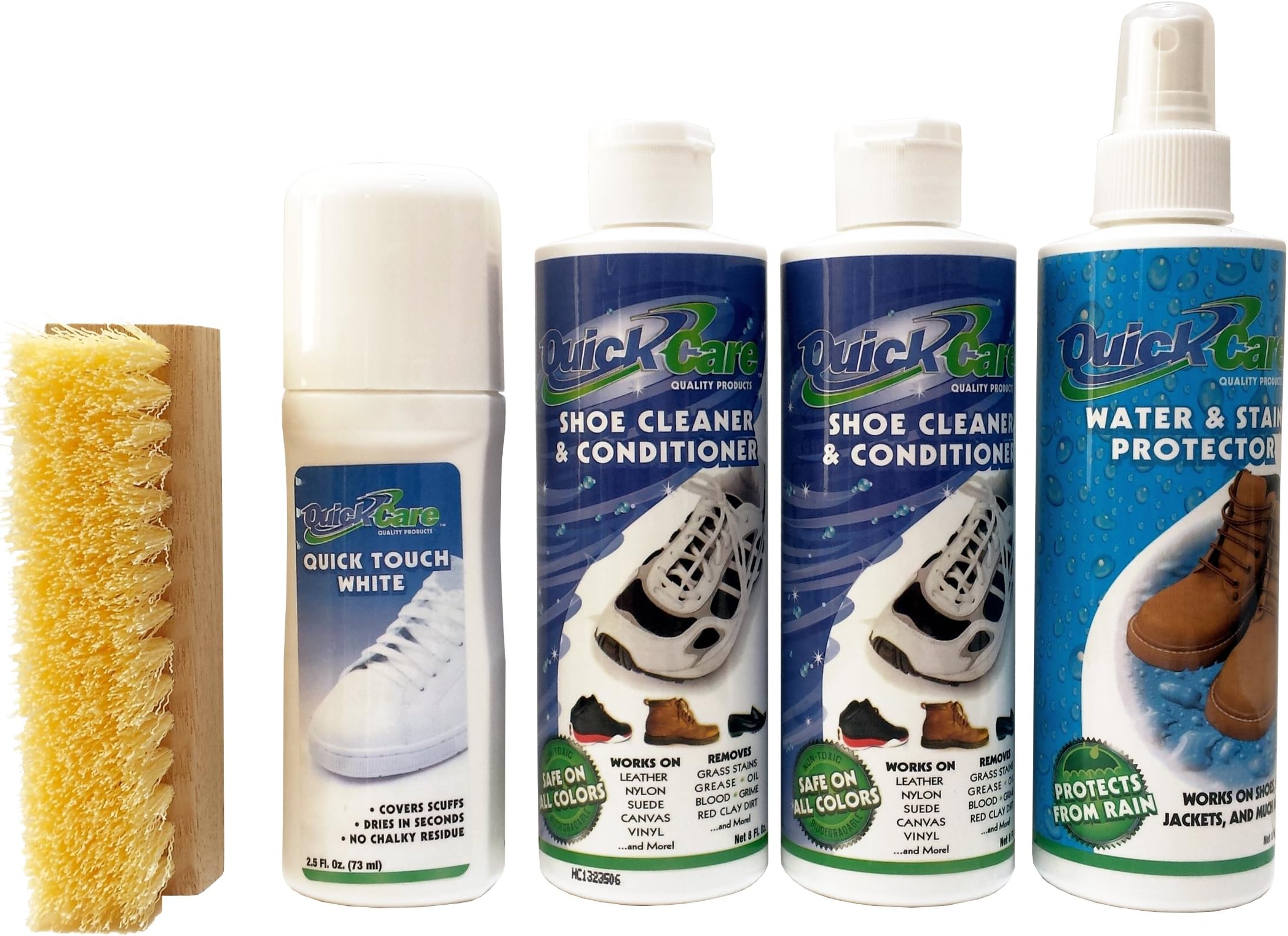 ATHLETIC SHOE CARE KIT CLEANER PROTECTOR WHITE TOUCH