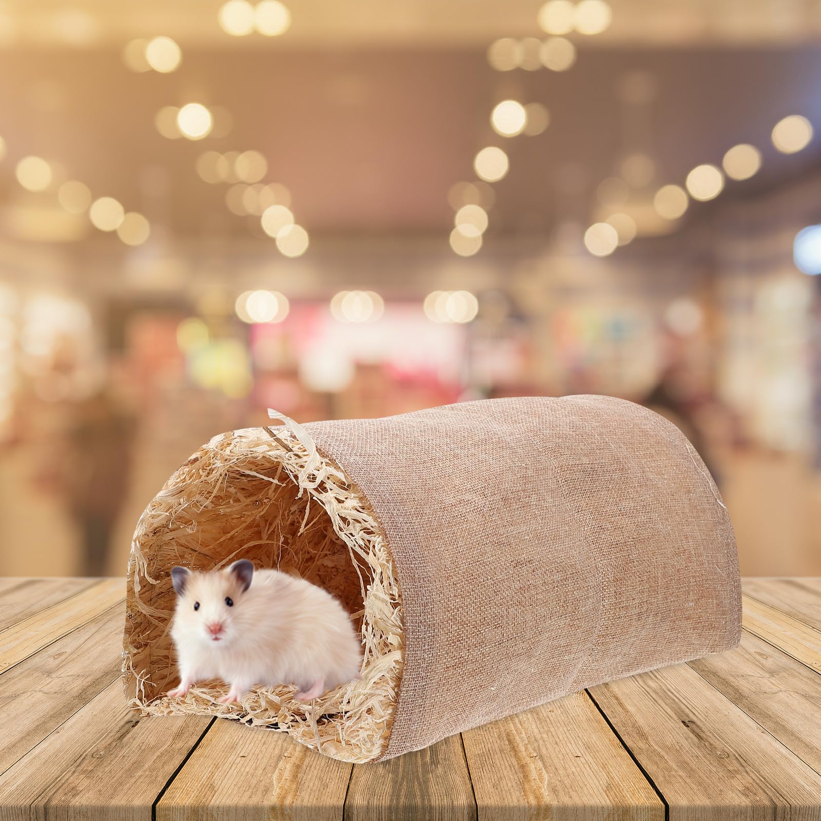 Hamsterwarmes Nest als Tunnelhaus, Schlafhöhle und Hideaway