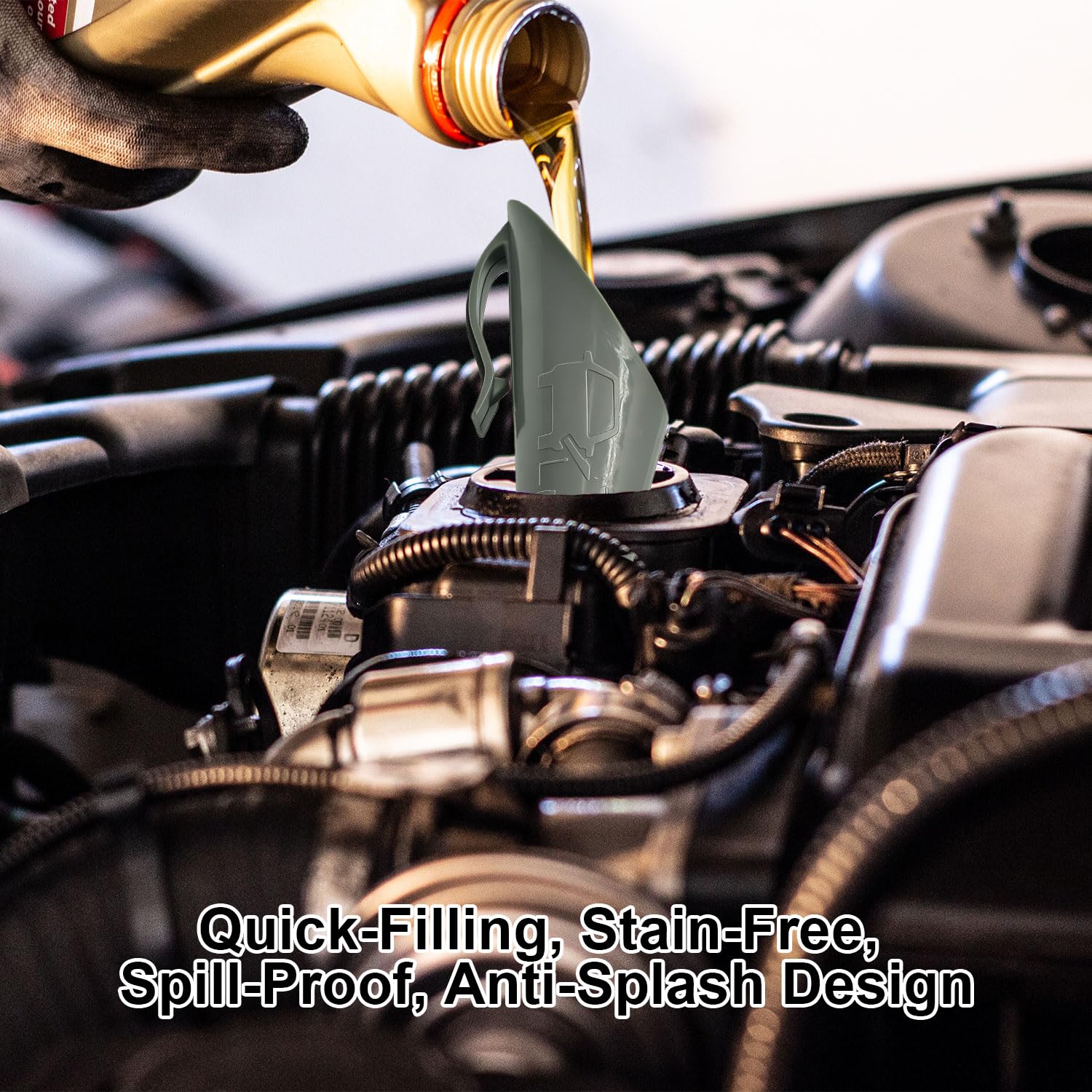Emergency Fuel Funnel for Ford Vehicles – Capless Diesel & Petrol Funnel with Spill-Proof Design, Durable Plastic for Safe Fuel Transfer, Compatible with S-Max, Fiesta, Focus, Kuga, Transit — view 5
