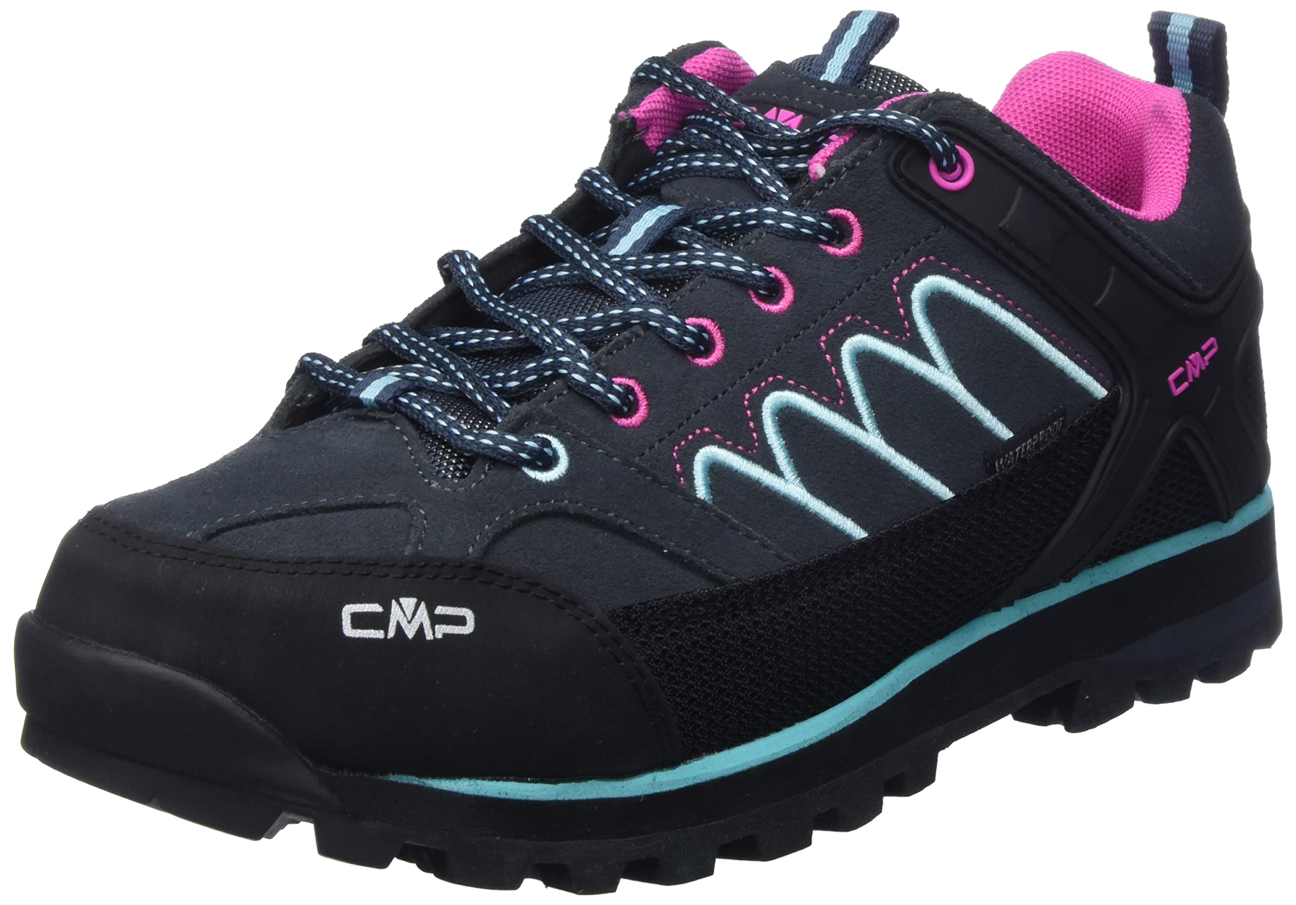 CMP Moon Low WMN damskie buty trekkingowe WP, Antracyt, jasnoniebieski,  antracytowy Acqua, 41 EU : Amazon.pl: Moda