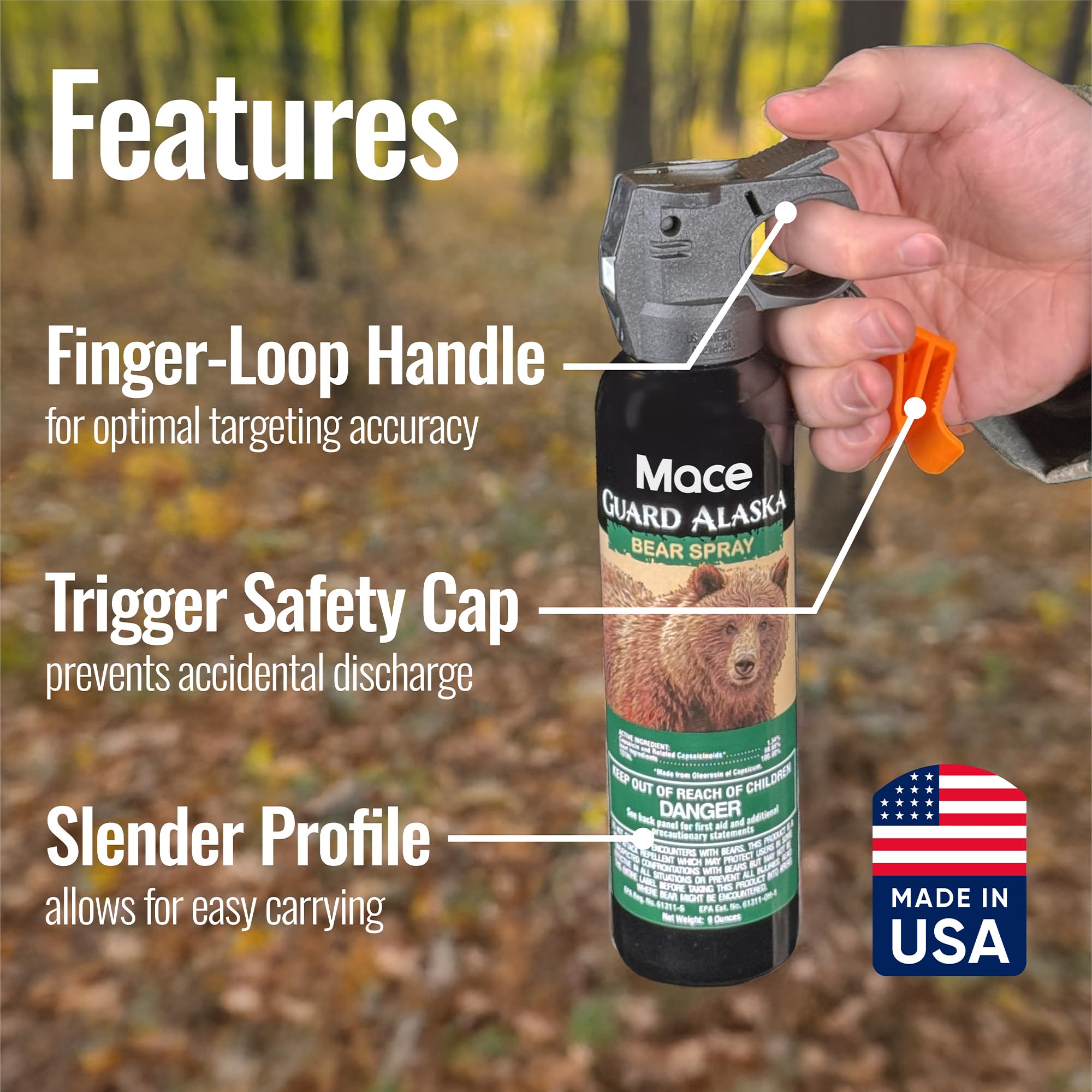 熊避けスプレー ガードアラスカ ペッパーベアースプレー 未使用保管品 255g 山菜採り 渓流釣り など もしもの時の為に！ ④ 熊避けスプレー ガードアラスカ ペッパーベアースプレー 未使用保管品