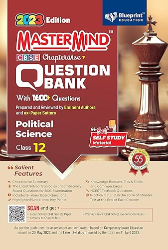 Master Mind Political Science CBSE Class 12 Question Bank. 1600+ Questions based on Latest Pattern for 2023 Examination.