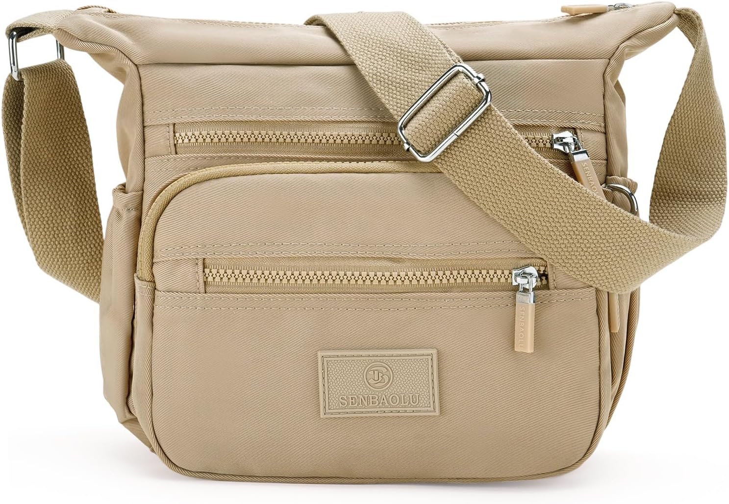 RNIEGA Crossbody Bag for Women Nylon Waterproof Shoulder Bag Small Multi-Pocket Casual Handbag Purse for Daily, Travel