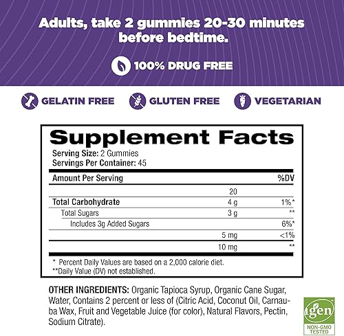 Miniatura 3 de Natrol - Gomitas de melatonina