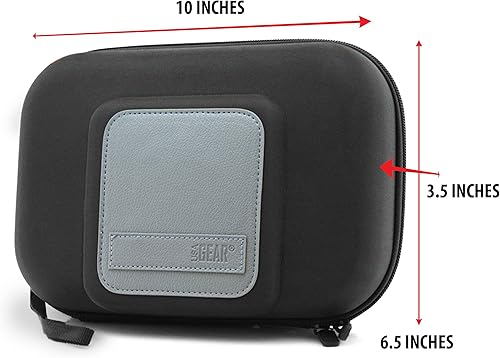 Miniatura 4 de USA Gear Funda rígida para pistola de pegamento caliente, con bolsillo de malla, bolsas extraíbles, exterior resistente a la intemperie, funda para