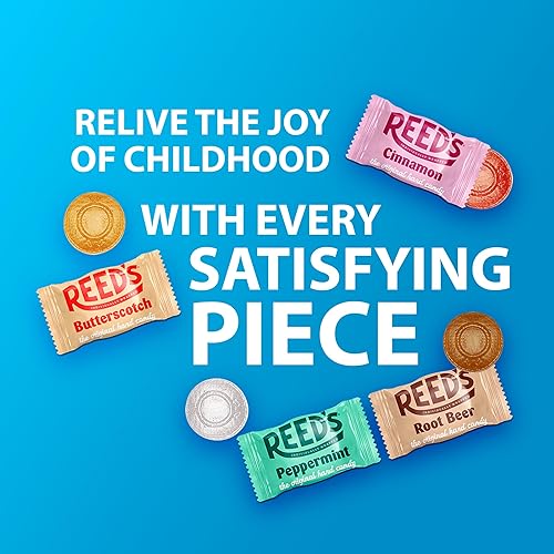 Miniatura 6 de Reed's Caramelo de canela envuelto individualmente | Caramelo duro tradicional de canela | Caramelo clásico de canela duro especiado Reed's traído a