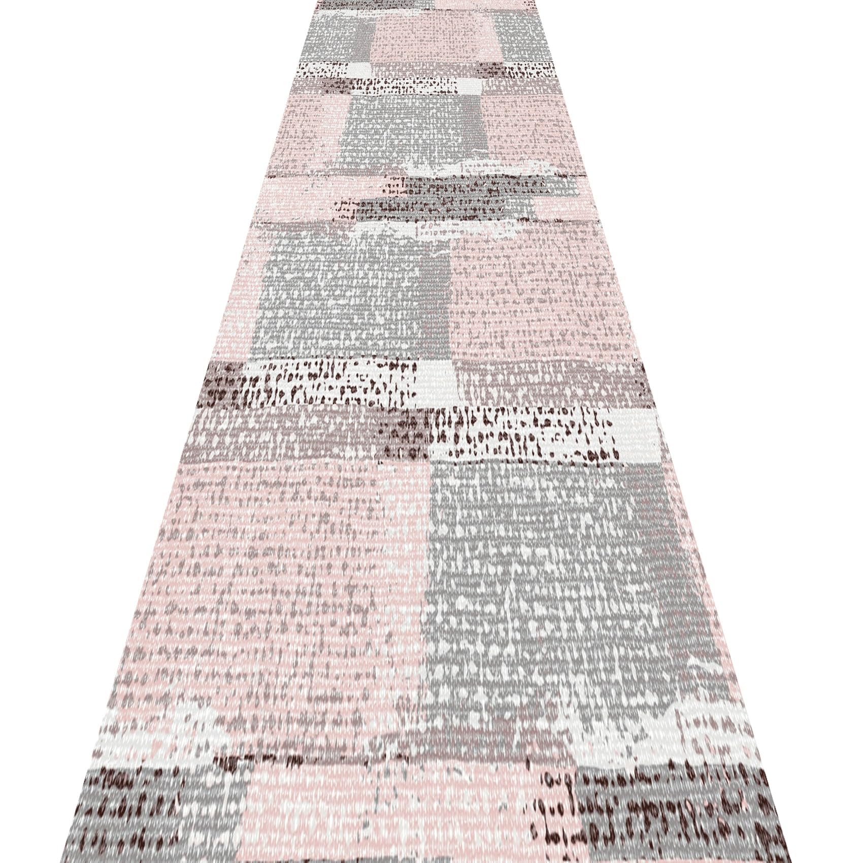 CUIMEI Dirt Trapper 120 x 430 cm Non-slip Durable Stair Carpet Tough Mat with Non Slip Backing for Every Season, Grey A
