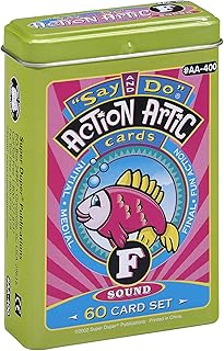 Super Duper Publications | Say and DoÂ® Action Articulation F Sounds Fun Deck | Vocabulary and Language Development Flash Cards | Educational Learning Materials for Children