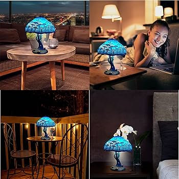 Amazon.co.jp : ステンドグラスプラントシリーズテーブルランプ