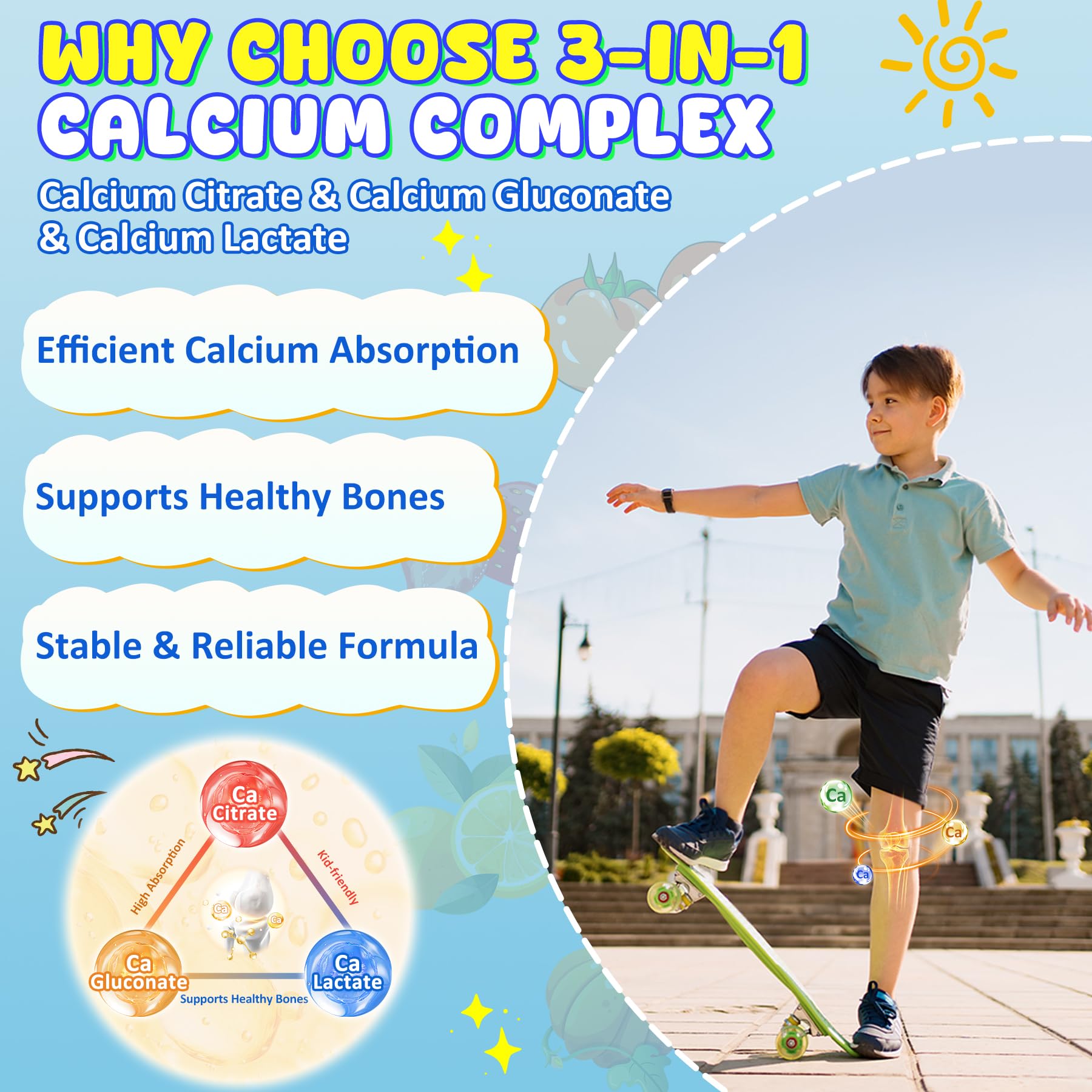 Kids Calcium Gummies + D3 & Magnesium for 4+ — Amazon image 3