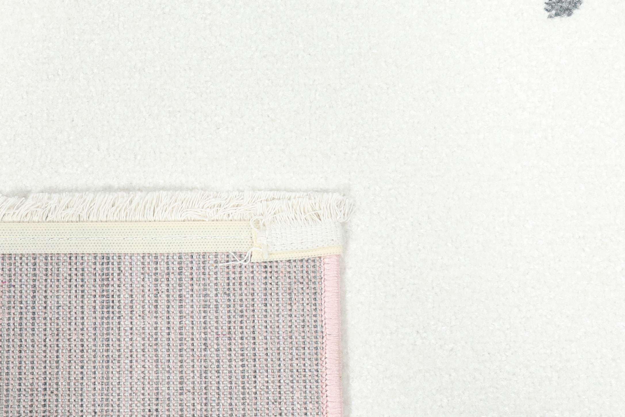 RugVista Sweet Dreams, Alfombra Infantil, Modernas, 100 x 160 cm, Rectangular, Pelo Corto, Cuarto del bebé, Lavado a máquina, Sin Productos químicos peligrosos, Rosa