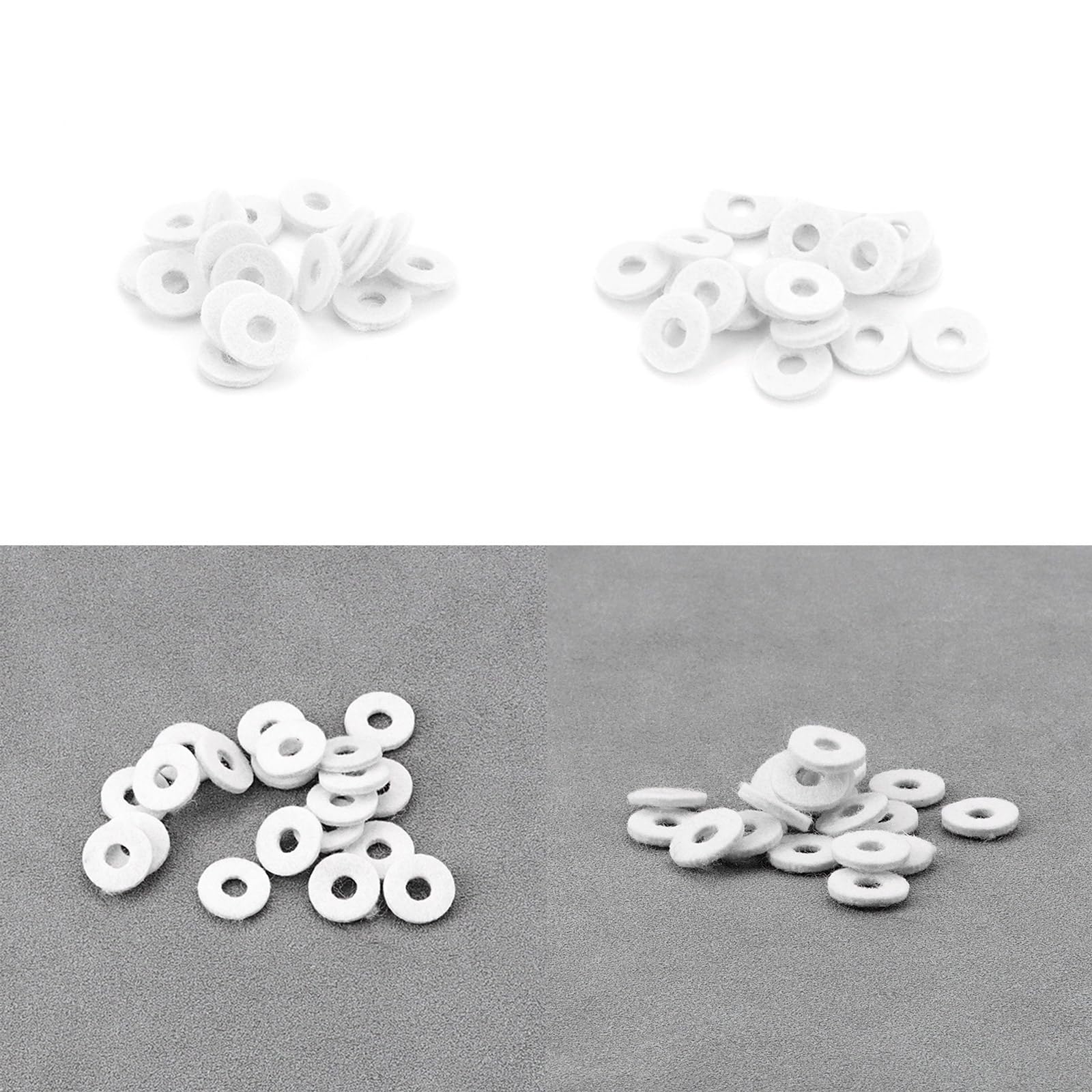 Trumpet Washers Pad 20Pcs Trumpet Valves Felt Washers Cushion Pad Brass Trumpets Musical Instrument Part Replacements