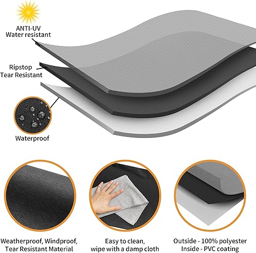 Miniatura 4 de NEXCOVER Funda para ahumador eléctrico de 30 pulgadas  Funda para parrilla de barbacoa para fumadores Masterbuild, cubierta impermeable para