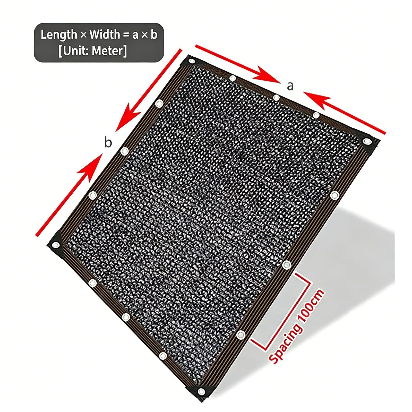 Red de Sombreado para Jardín con Ojales, UV Protección Solar | Red de Sombra UV, Fácil de Colgar Red de Sombreado, para Pérgola Y Jardín Patio(5x8m)