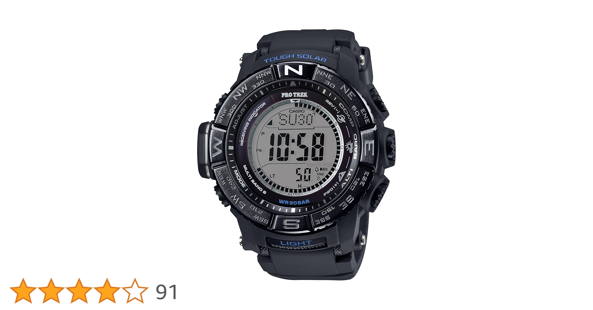 Amazon.co.jp: [カシオ]CASIO 腕時計 プロトレック 電波ソーラー PRW