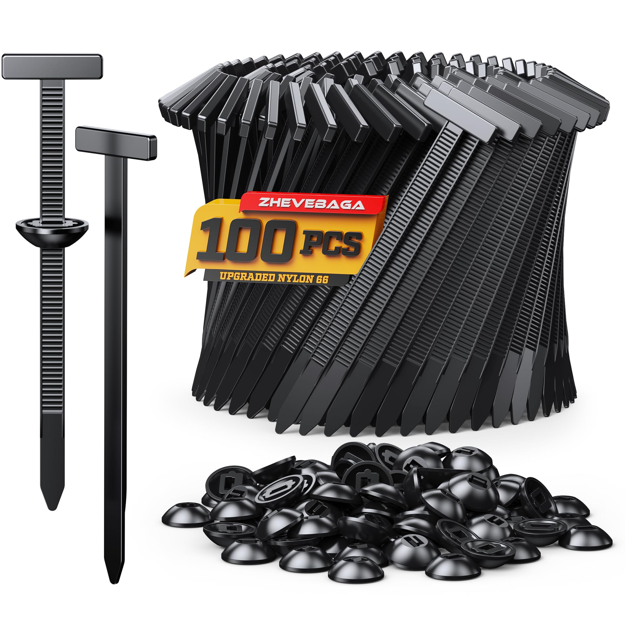 Nylon Universal Cable Tie Buckle -Clip Zip Ties for Car Repairs