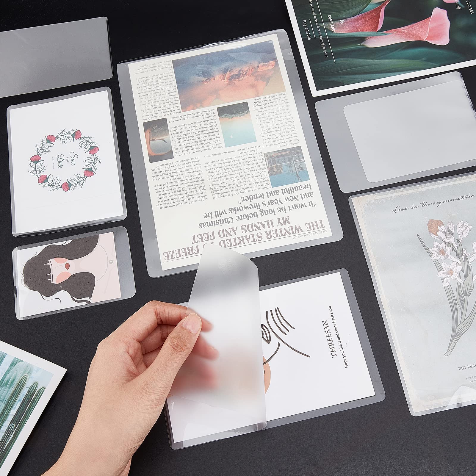 Amazon.co.jp: PH PandaHall ラミネートフィルム 120枚入 6