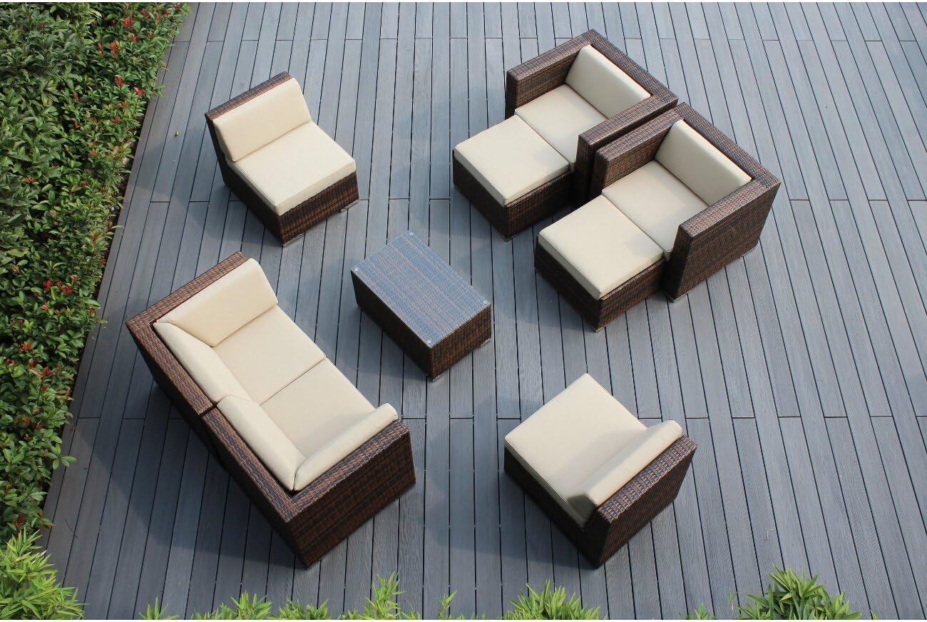 Ohana 7Piece Outdoor Patio Furniture Sectional
