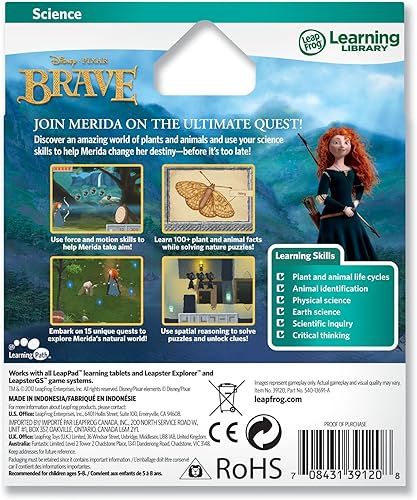 Miniatura 3 de LeapFrog Juego de aprendizaje valiente de Disney Pixar (funciona con tabletas LeapPad, LeapsterGS y Leapster Explorer)