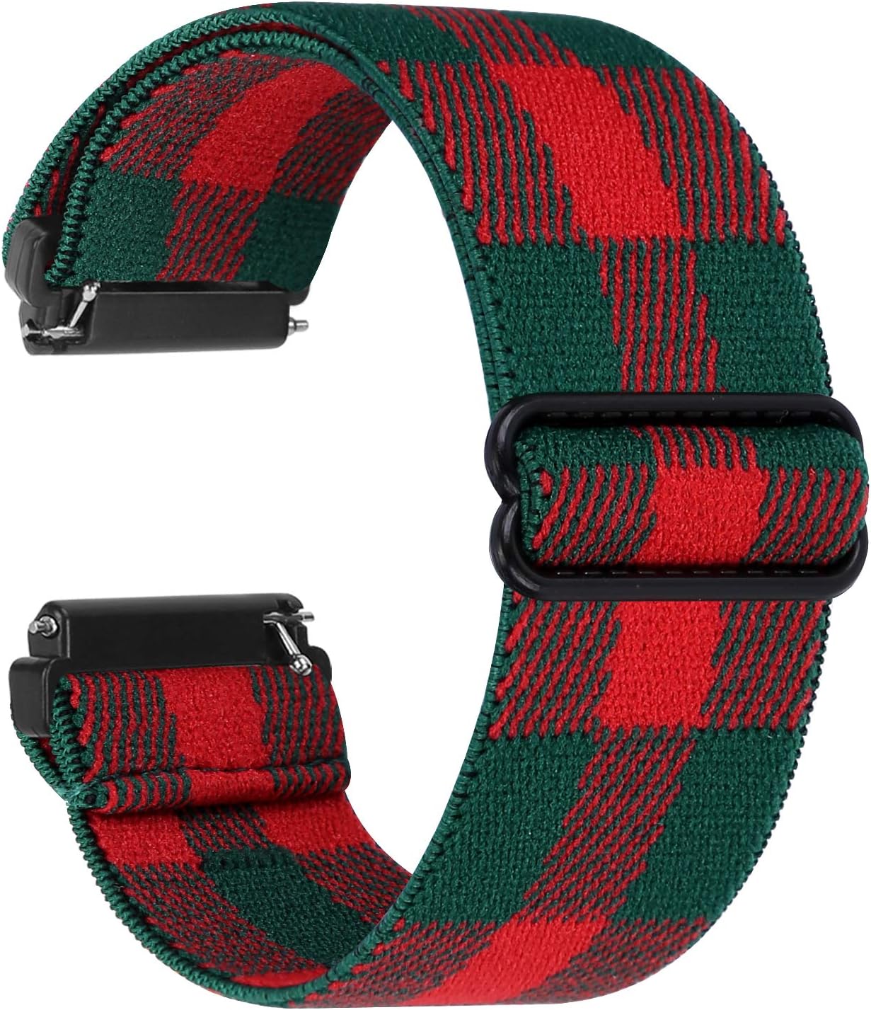 Runostrich Adjustable Elastic Watch Bands Compatible with Fitbit Versa/Fitbit Versa 2/Fitbit Versa Lite Nylon Sport Loop Stretch Wristband Replacement Strap for Women Men (J) image 2