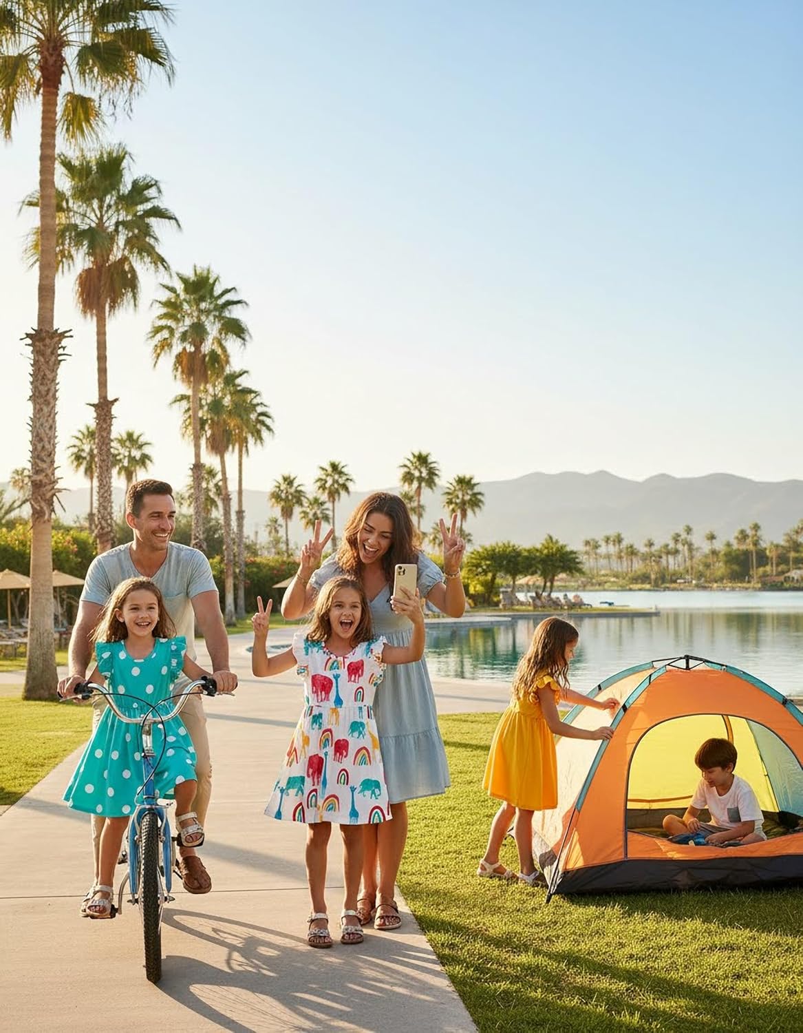 PATPAT 2/3 Pack Toddler Little Girl Ruffle Sleeve Dress Set Summer Twirl Dresses Outfits for Girls - Image 10