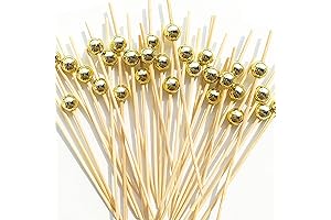 Martini Toothpicks for Olives: Golden Glint for Your Olive Delights