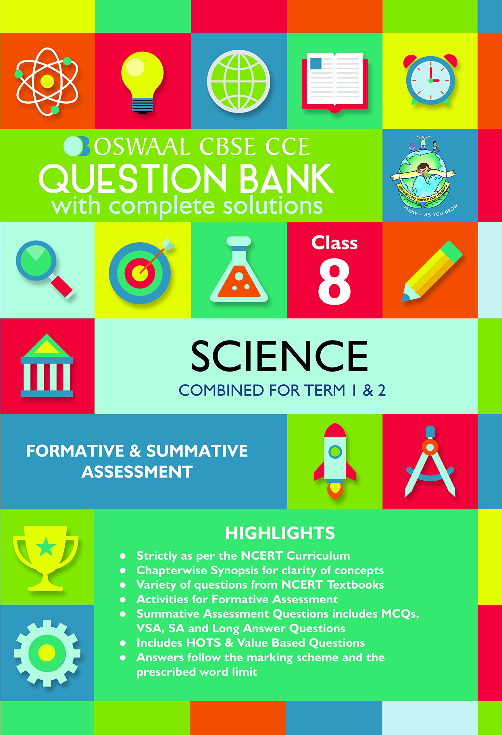 Oswaal CBSE CCE Question Banks Science For Class 8