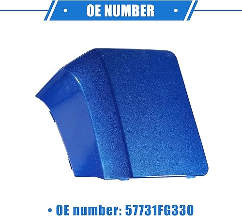 Vista 34 de Tapa de gancho para remolque de automóvil compatible con Subaru Impreza 2010-2014, parachoques delantero rojo de plástico duradero