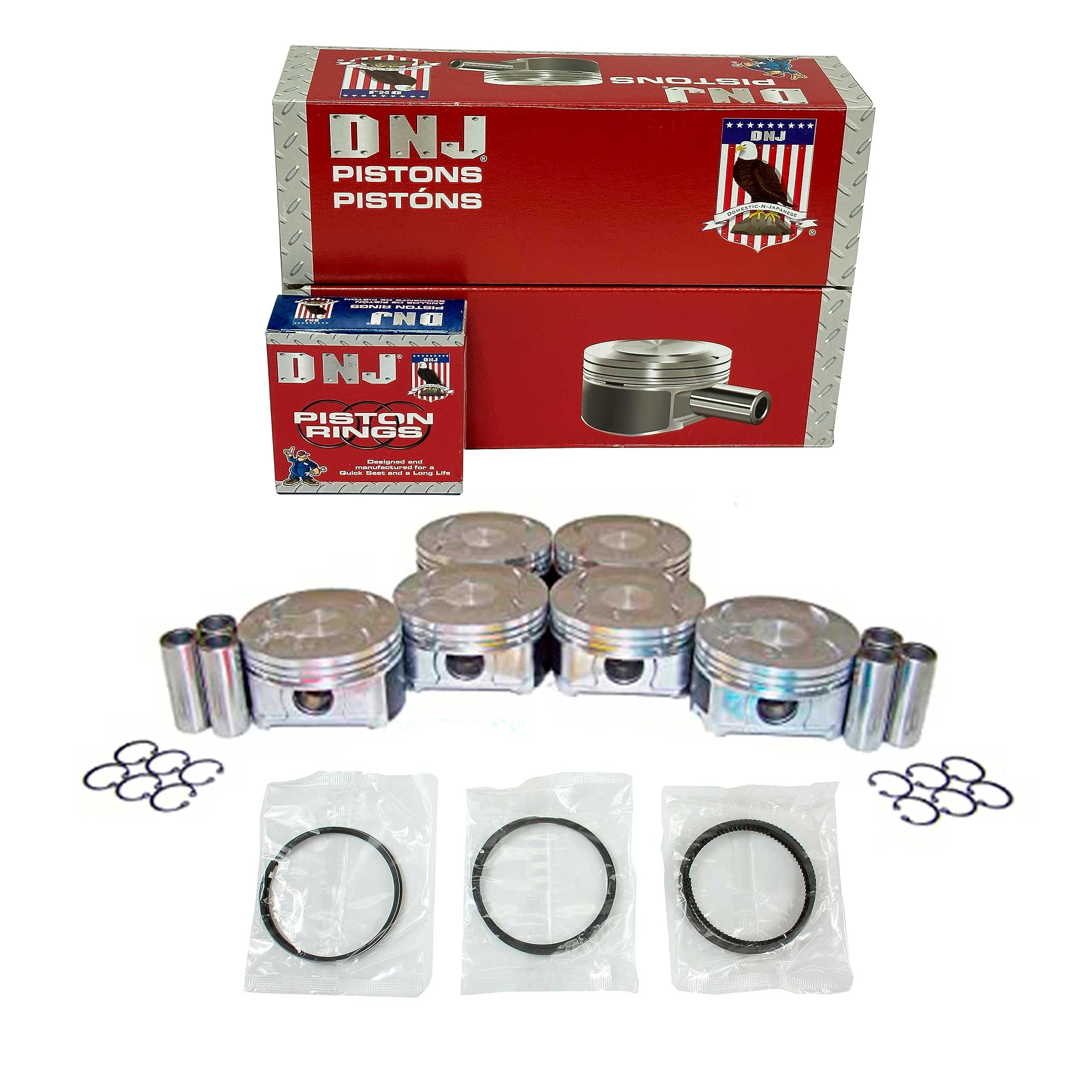 Amazon.com: DNJ PRK263A Piston and Ring Kit for 2001-2010 Acura