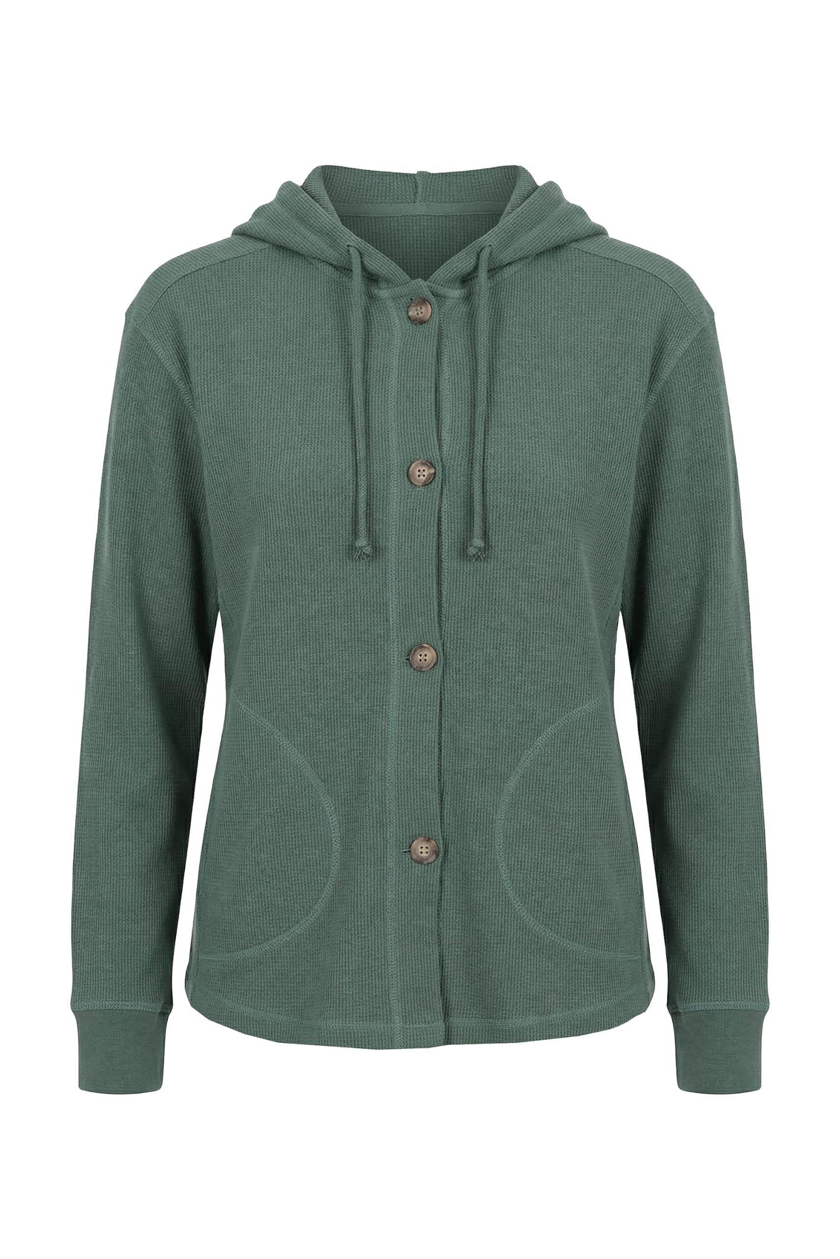Veste à capuche en coton bio texturé de qualité supérieure - 8