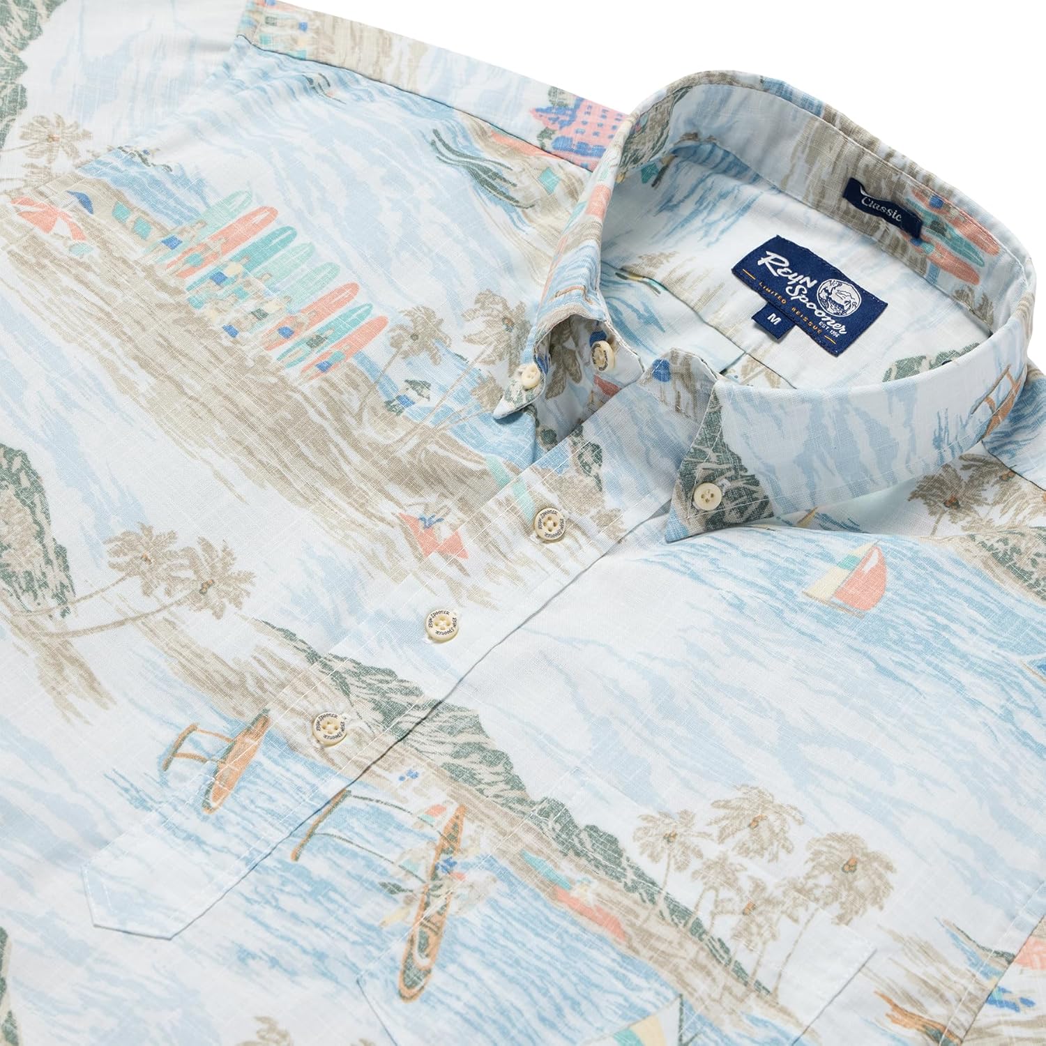 Reyn Spooner Men's Scenic Hawaiian Shirt for Men - Classic Fit Pullover - Image 2