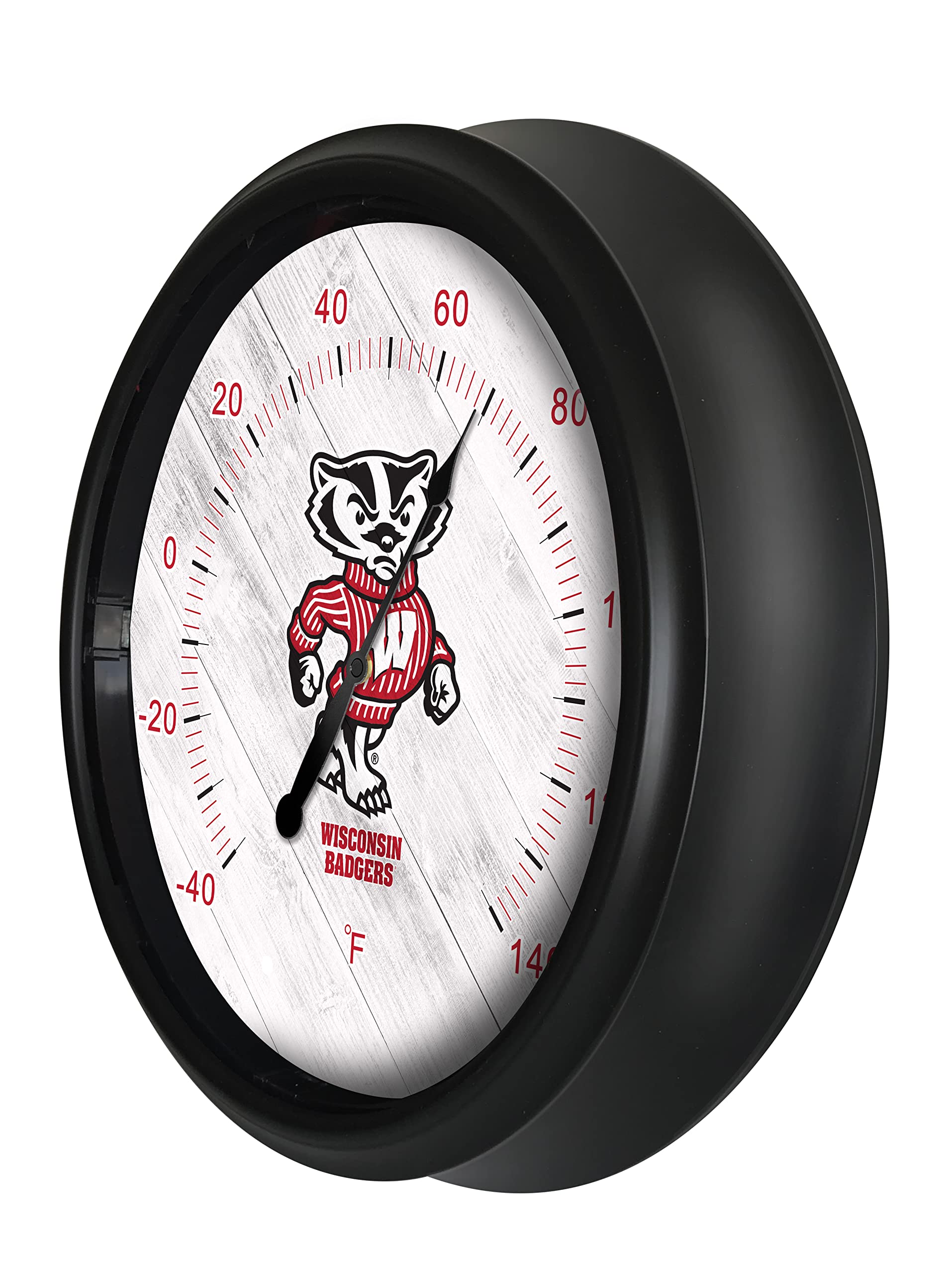 University of Wisconsin (Badger) Indoor/Outdoor LED Thermometer
