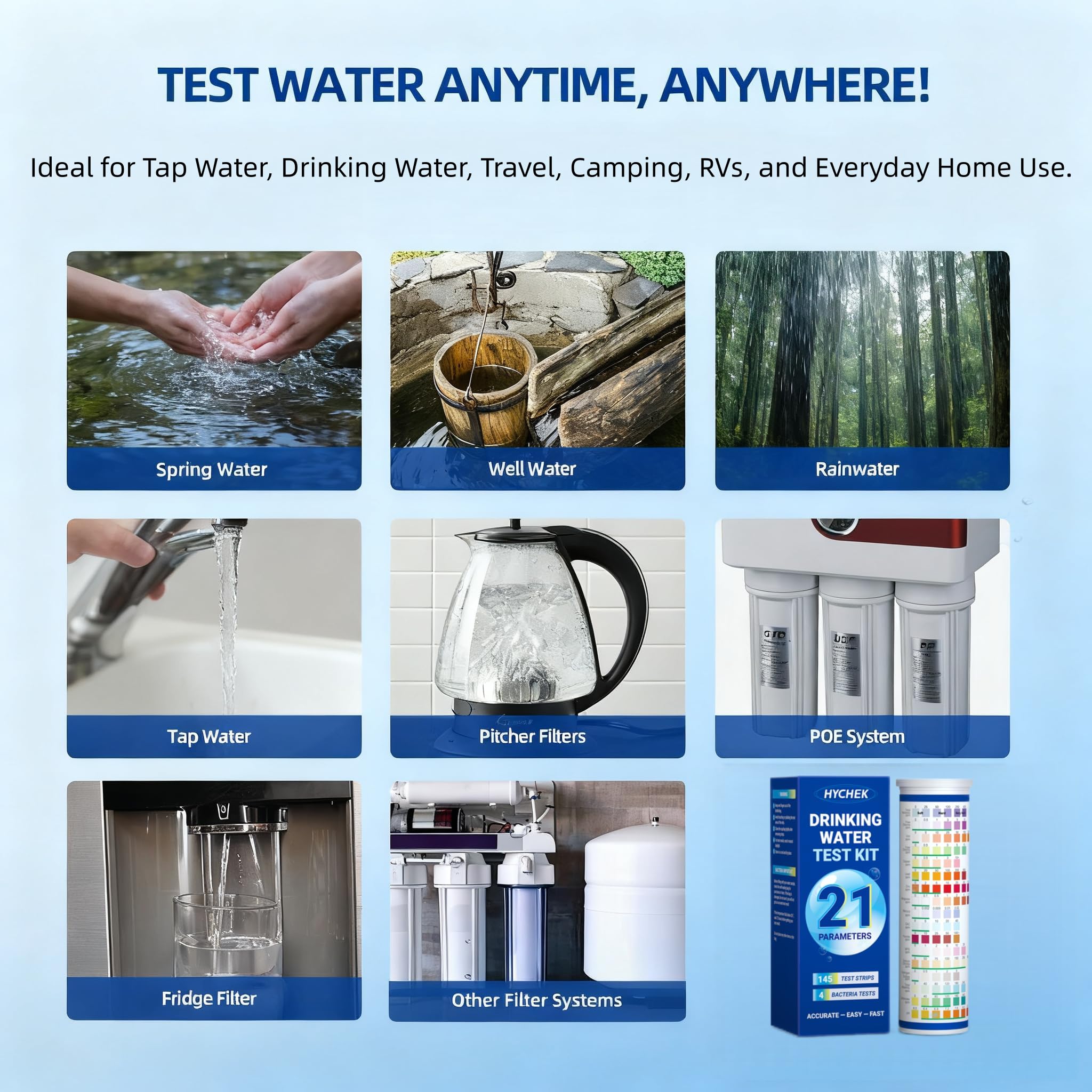 Water Test Kit - 21-in-1 Drinking Water Analysis -6