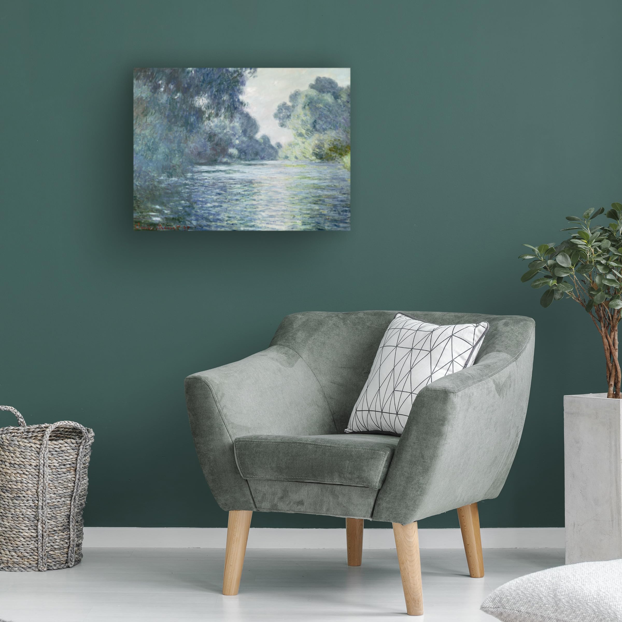 Amazon.co.jp: Trademark Art Branch of The Seine Near Giverny