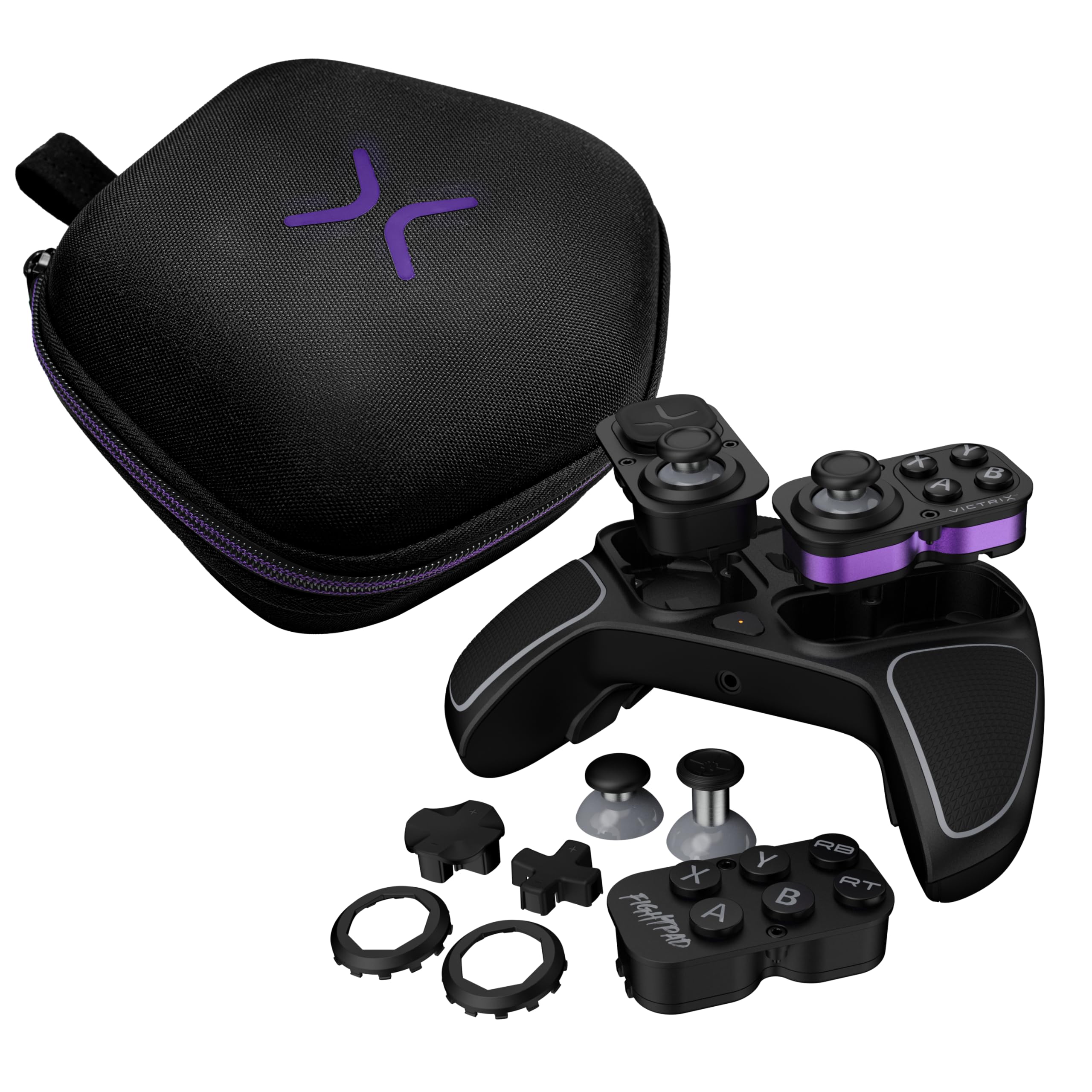 Turtle Beach Victrix Pro BFG Reloaded Nero Controller da gaming modulare wireless per Xbox Series X|S, Xbox One e Windows PC, Bluetooth, modulo Fightpad, con licenza ufficiale Xbox.