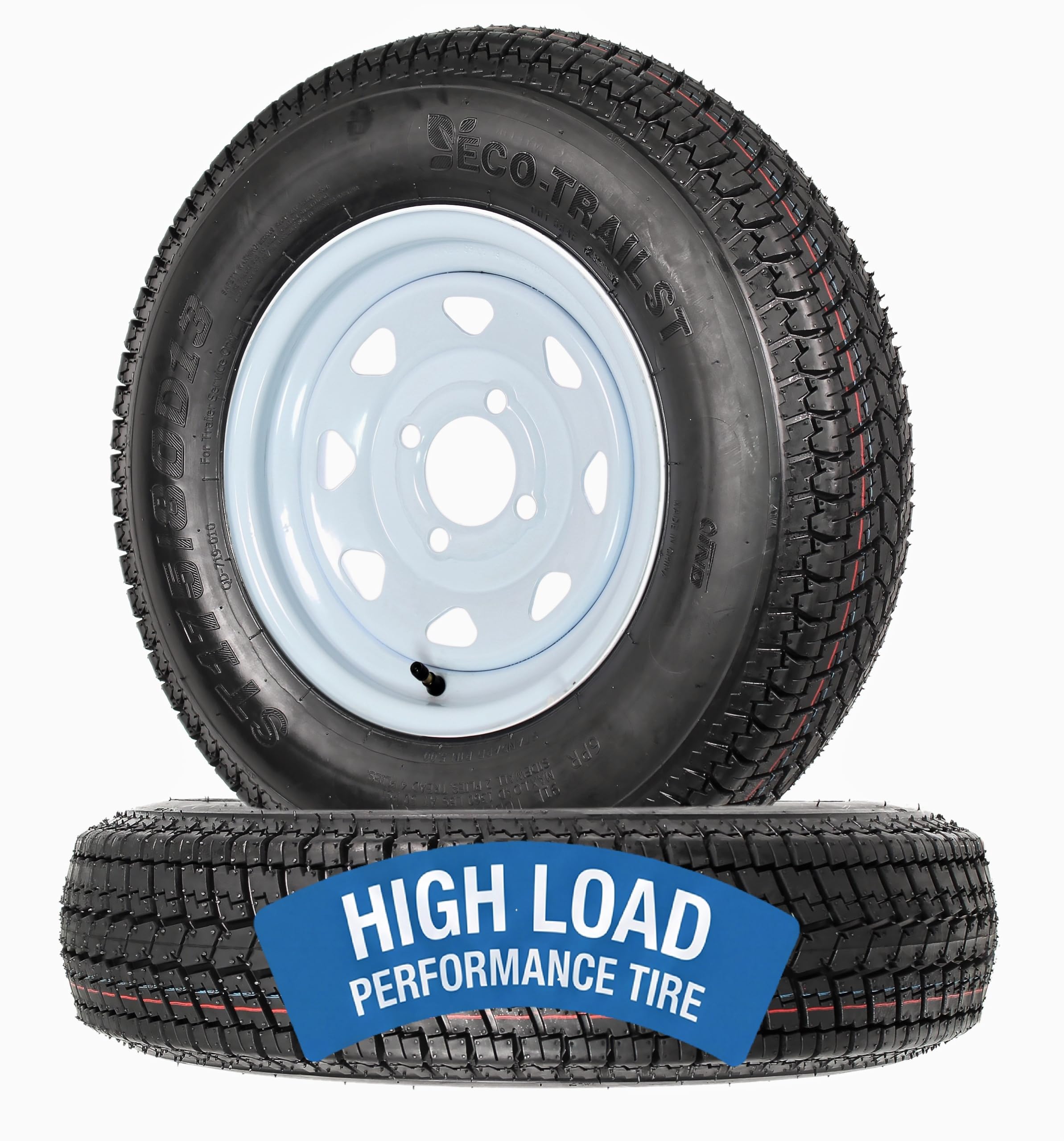 Amazon.com: eCustomrim 2-Pack Trailer Tire Rim Assembly ST175