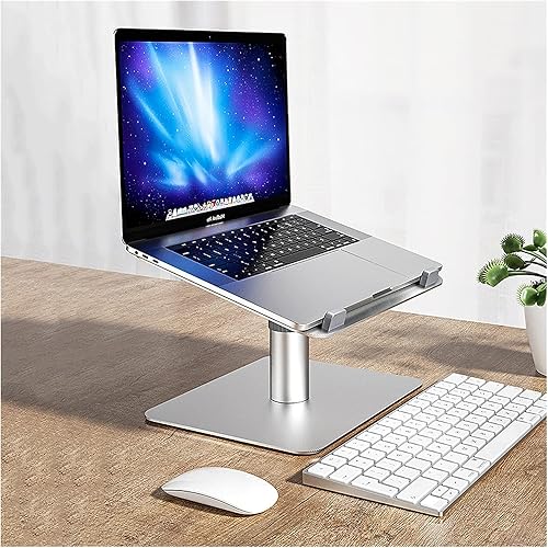 Soporte de brazo para monitorsoporte para monitor de aleación de aluminio, base de computadora portátil de altura ajustable de 11 a 15.6 pulgadas,