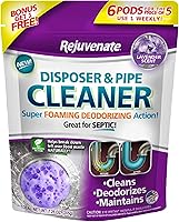 Vista 1 de Rejuvenate Limpiador de Triturador de Basura y Tuberías de Drenaje Potente Acción Espumosa y Elimina Olores del Triturador de Basura Paquete de 6