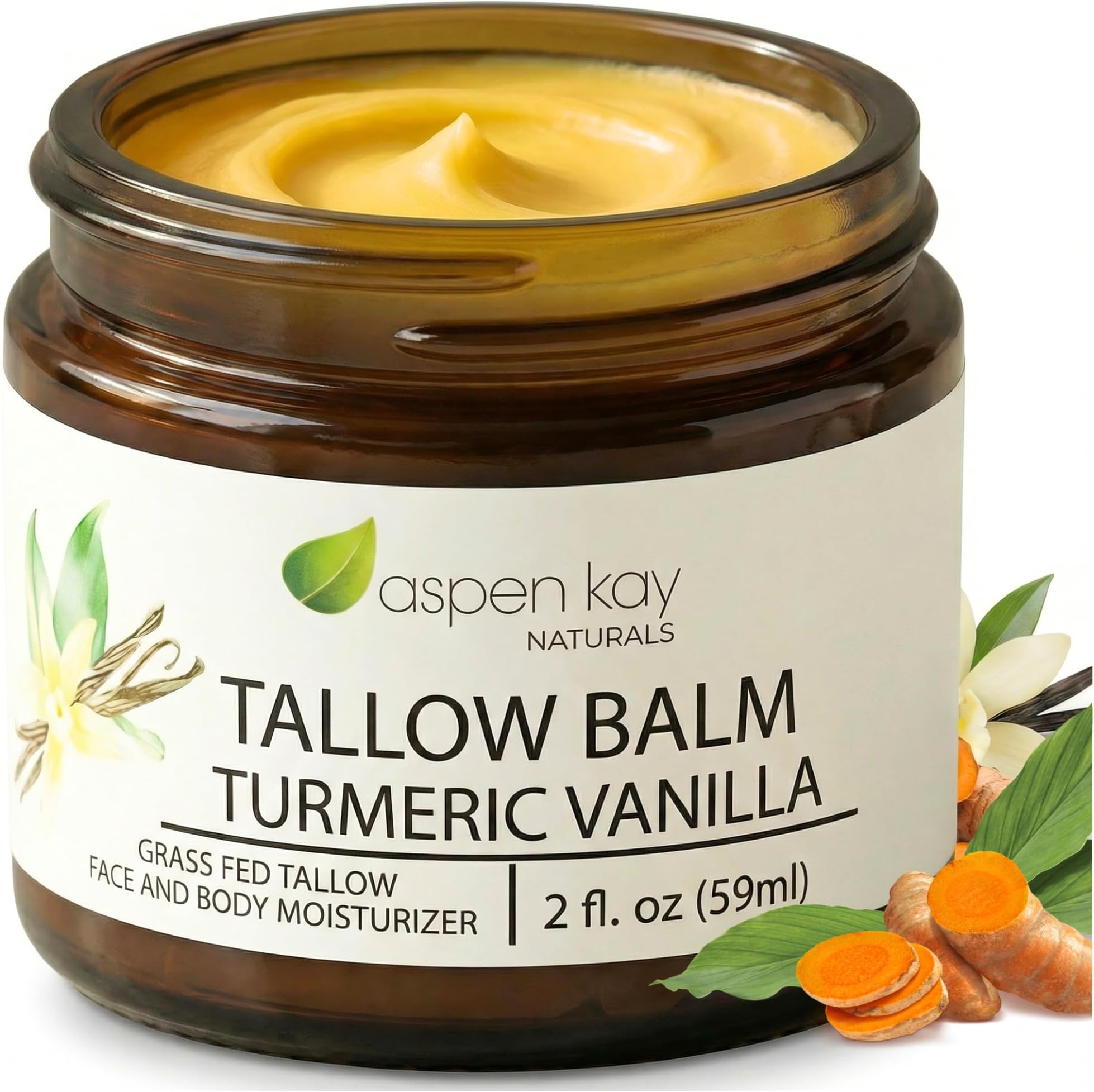 Tallow Balm (Turmeric-Vanilla)