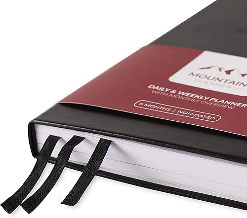 Miniatura 5 de clásico  Para dar gracias, anotar logros, etc., planificador mensual, diario y semanal Lograr metas, aumentar la productividad, aumentar la