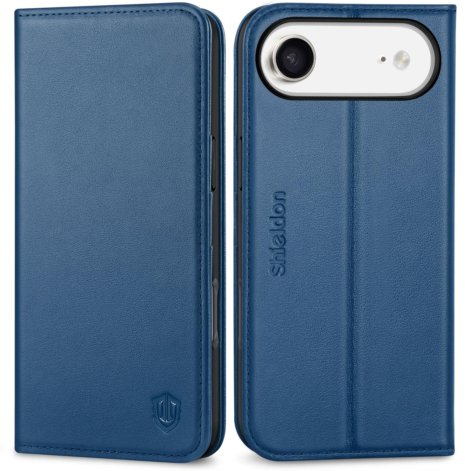 Amazon.co.jp: SHIELDON iPhone Air 対応 手帳型ケース 本革レザー 6.5