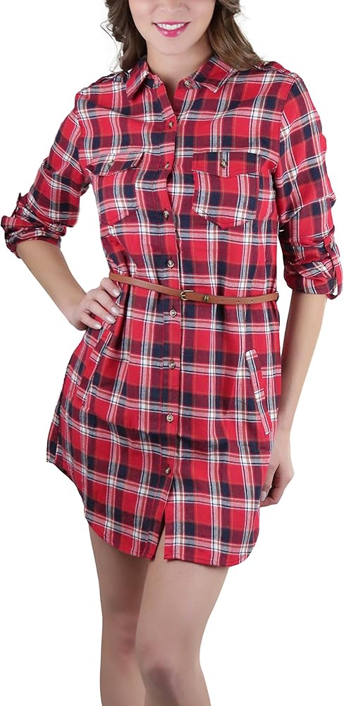 amazon ladies shirt dress