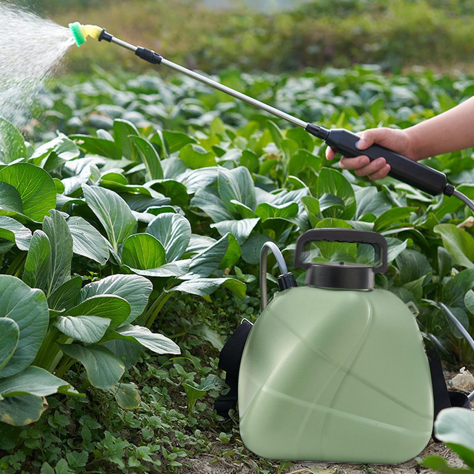 Spruzzatore Elettrico Da Giardino Per Innaffiamento Piante 5 Litri | Spruzzatore Antigoccia Da Giardinaggio Per Proprietari Agricoltori Pulitori Paesaggisti Terrazzo Giardino Fattoria Campeggio