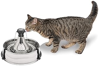 battery powered cat drinking fountain